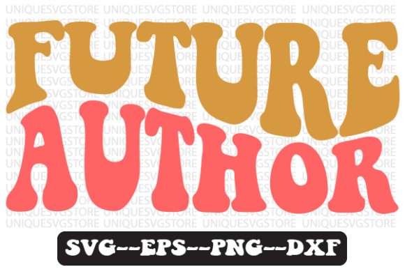 Future Author Quote Retro SVG Design: A Thoughtful Embroidery File for Real Projects
