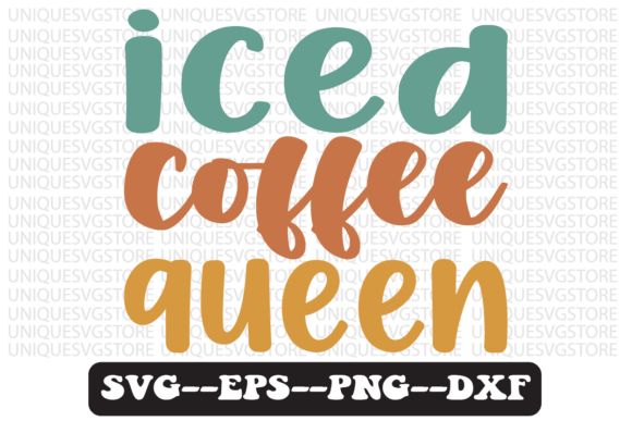 Iced Coffee Queen Quote Retro Svg Design Review: Real Project Insights
