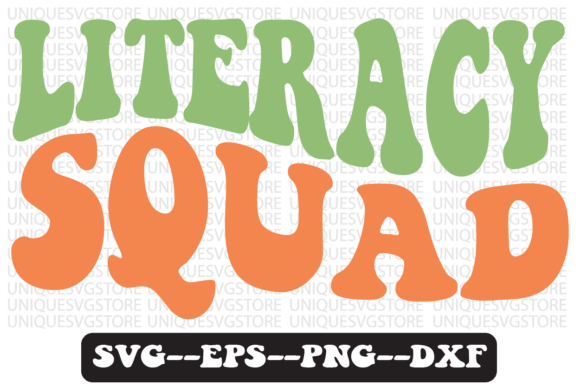 Literacy Squad Quote Retro Svg Design Review