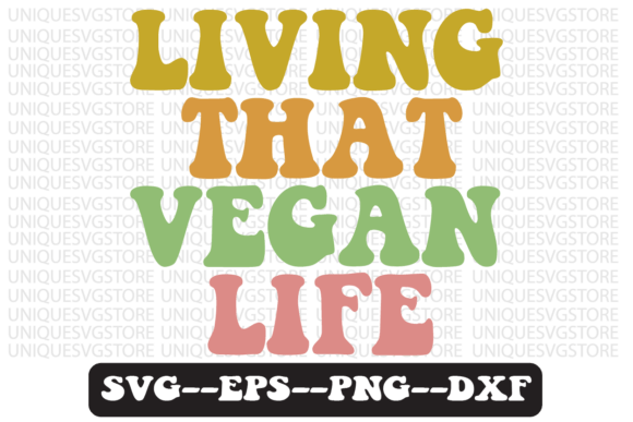 Living That Vegan Life Retro Svg Design Review