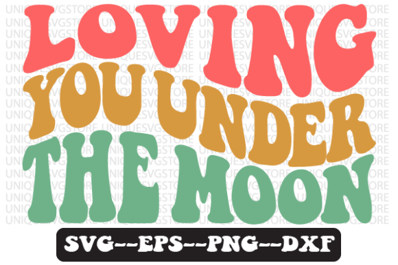Loving You Under the Moon Retro SVG Review
