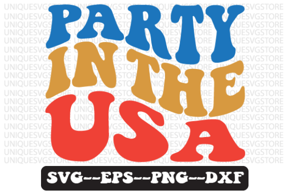 Party in the USA Quote Retro Svg Design Review
