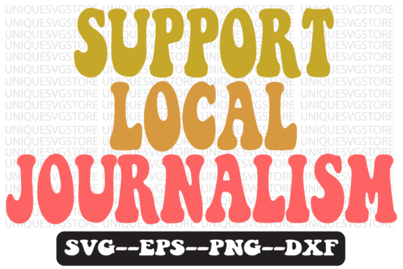 Support Local Journalism SVG Design Review for Real Projects